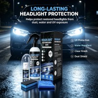 Car Headlight Restoration Polishing Kits Remove Oxidation Restores Clarity Brightening Protection Headlight Polish Liquid