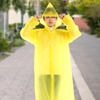 Sports Rain Coats EVA Reusable Rain Coat Jacket With Hood Raincoat Giveaways for Men Women Portable Disposable Poncho Raincoats