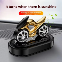 Creative Solar Interior Kits with Motorcycle Model Perfume Aromatherapy Elegant Cars Motorcycles Decorations for Console Center