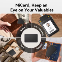 MiLi Wallet Anti-loss Location Tracking Smart Tag Google Find My Device Ultra-thin Card Wireless Charge IP67 CE Certified E746