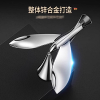 Premium Silver Balancing Bird – Anti-Gravity Science Decor & Stress Reliever